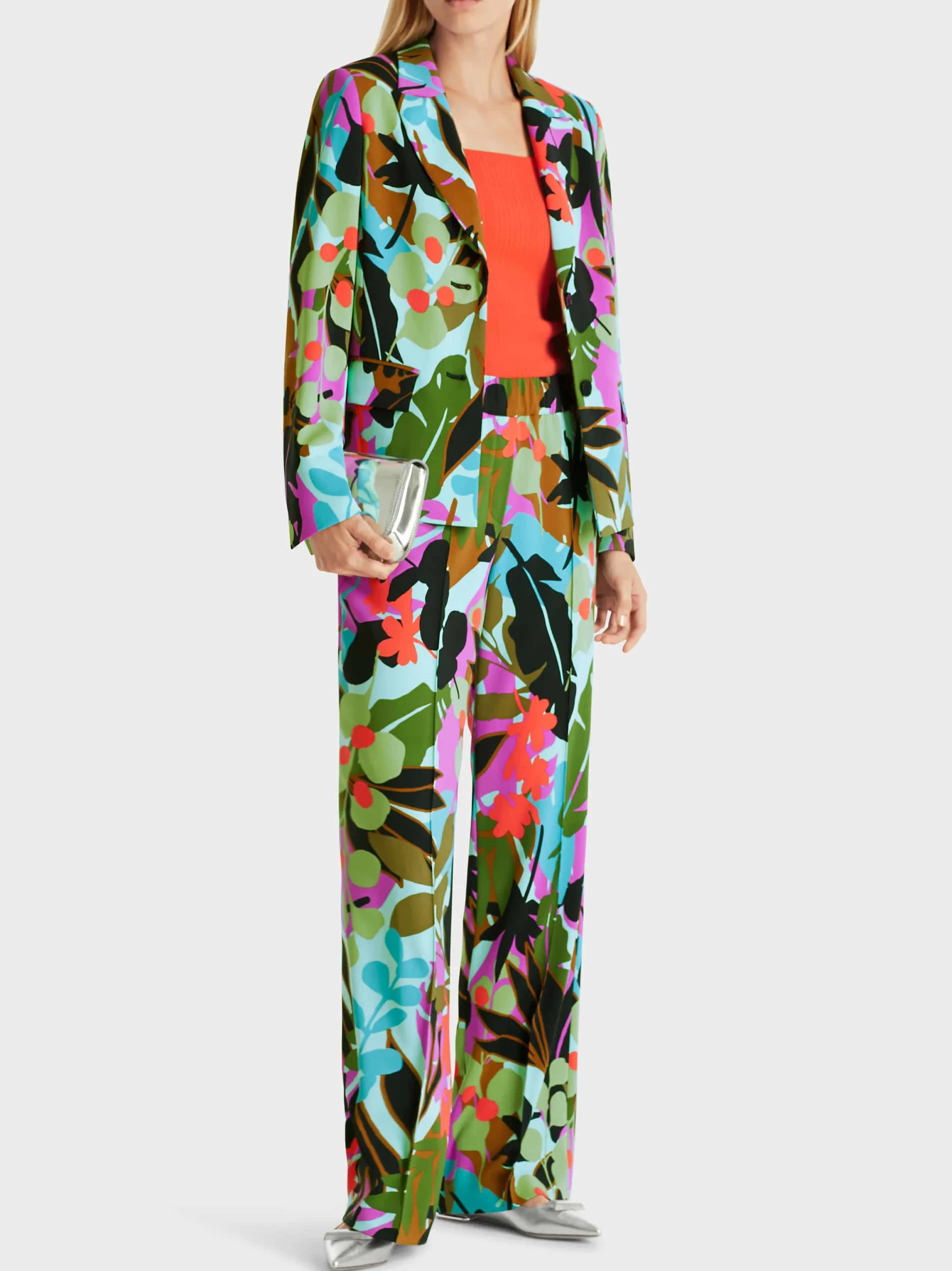 Hot BLAZER IN A COLOURFUL LEAF DESIGN Blazer | Pantsuits