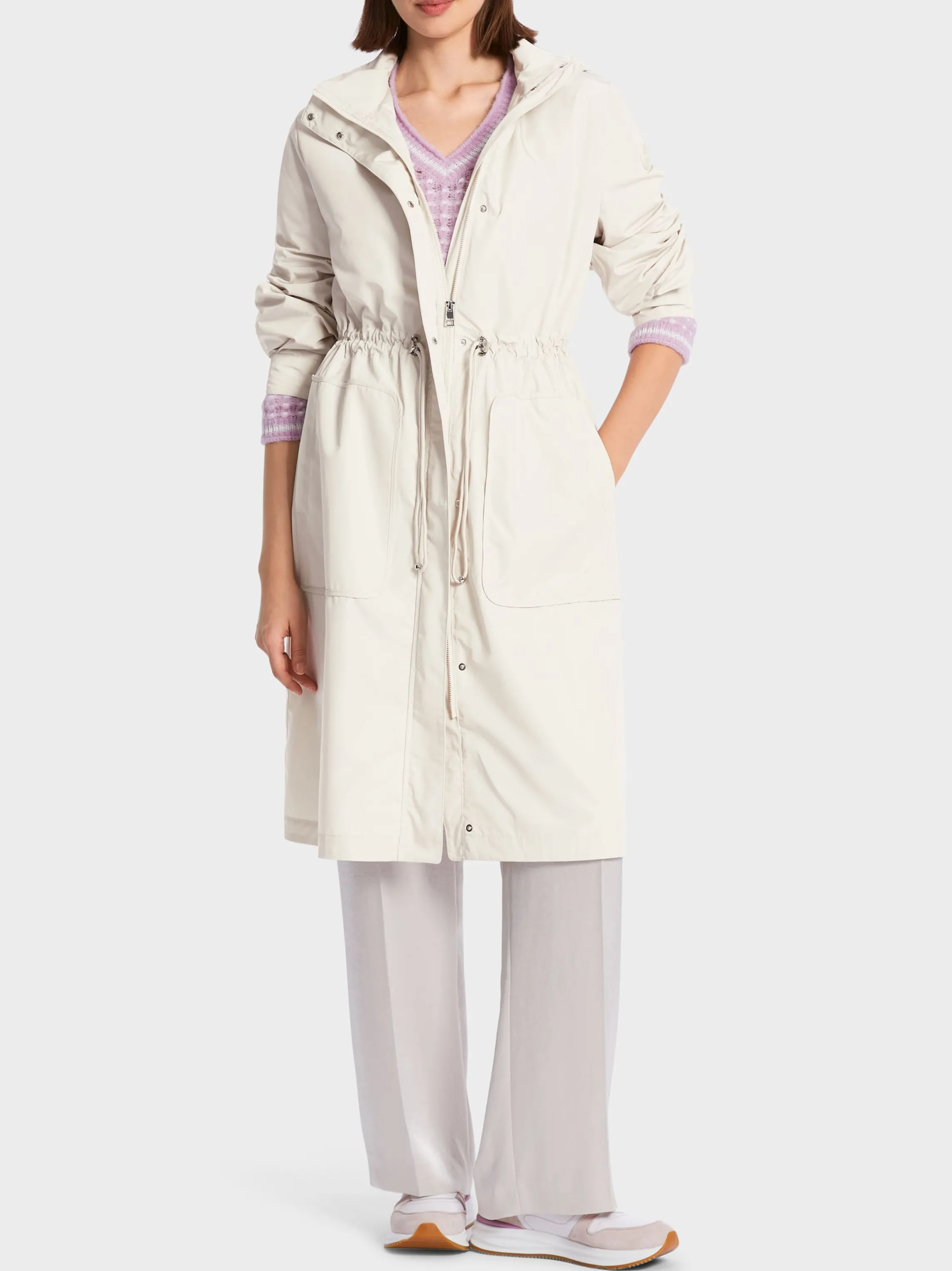 Clearance COAT WITH WAIST DRAWSTRING Coats & Outdoorjackets