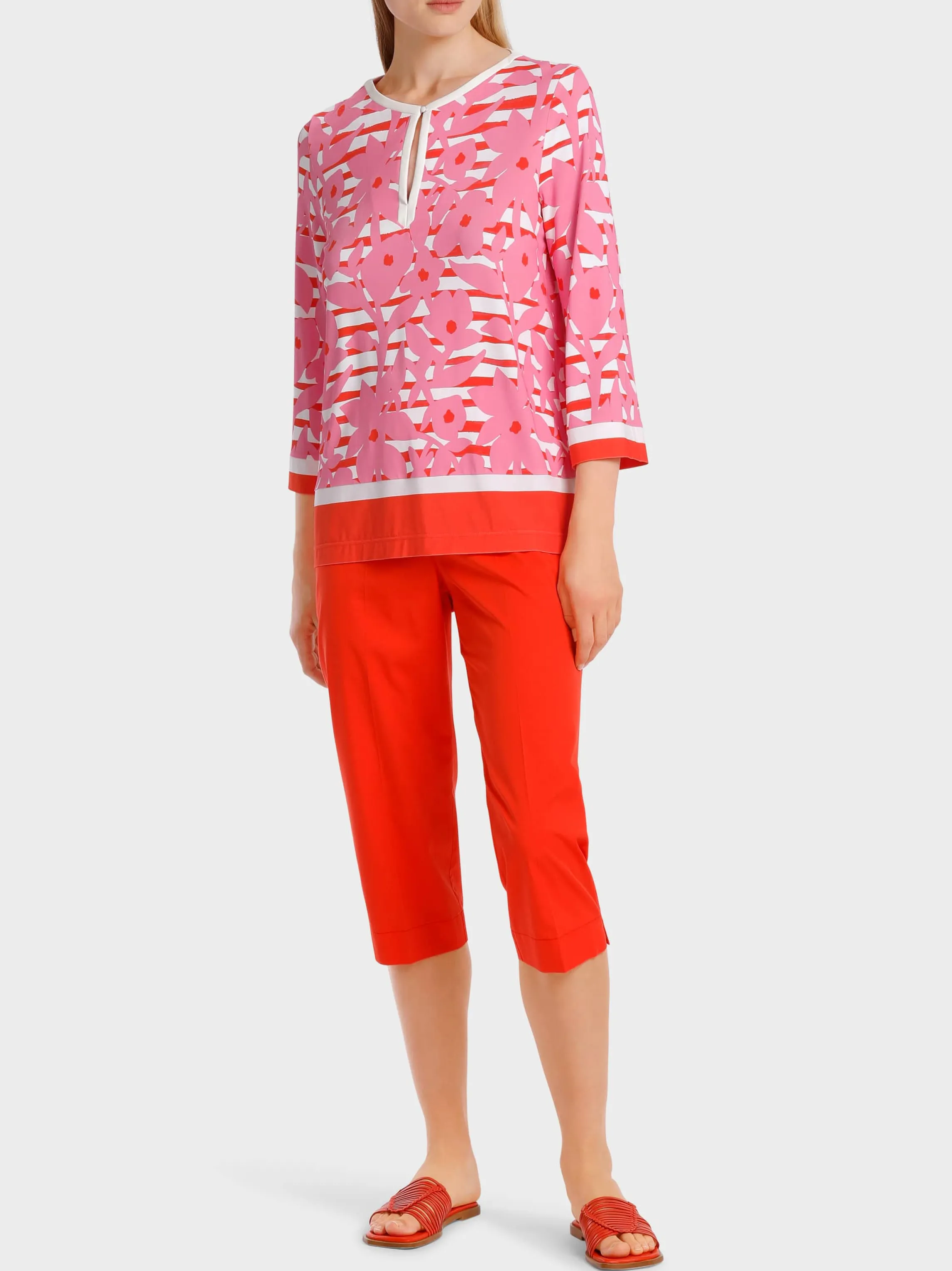 Discount ELEGANT BLOUSE WITH OVERPRINT Blouses & Tunics | Shirts & Tops