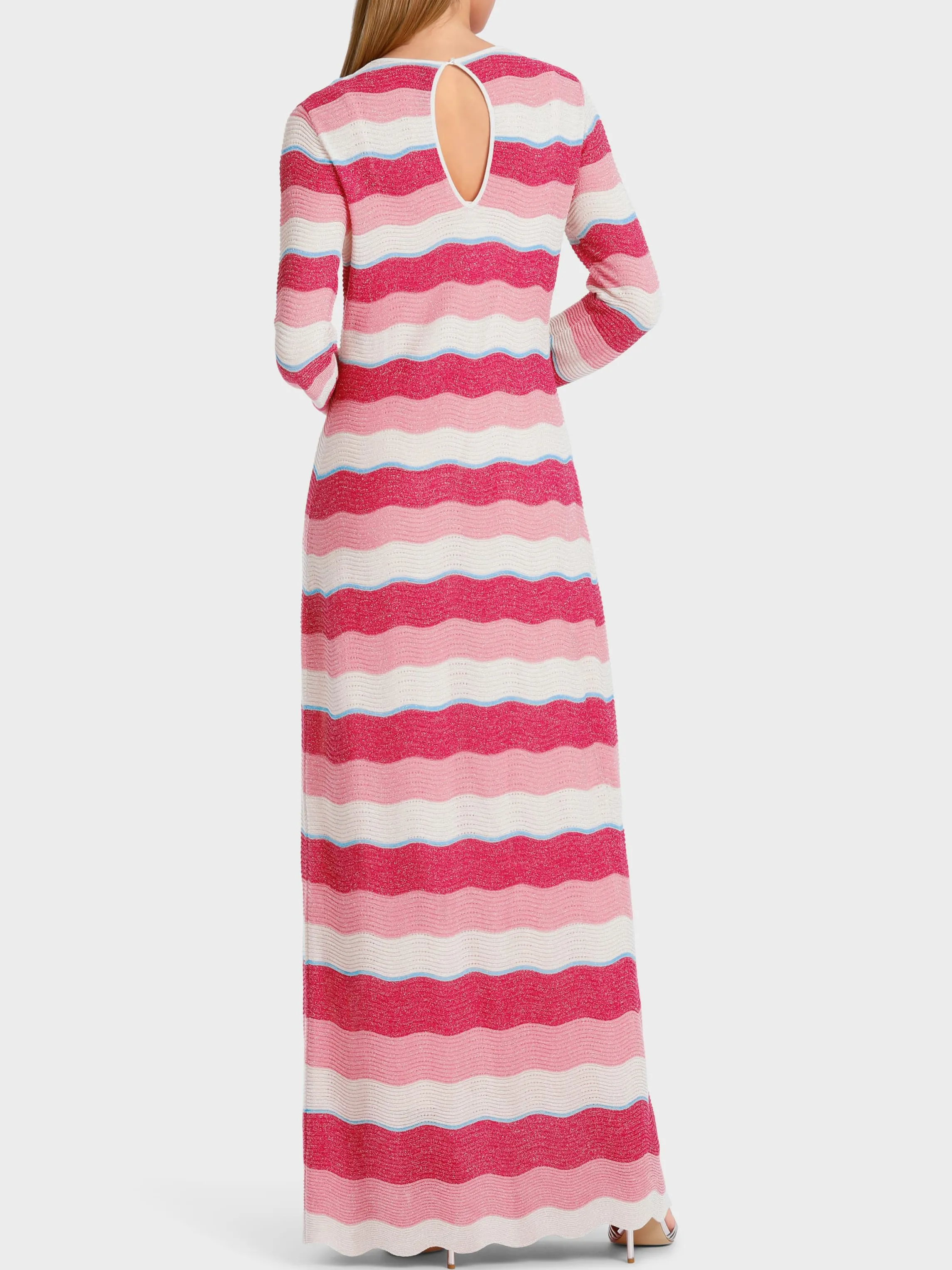 Hot FINE KNIT DRESS IN A WAVE PATTERN Dresses | Knitwear