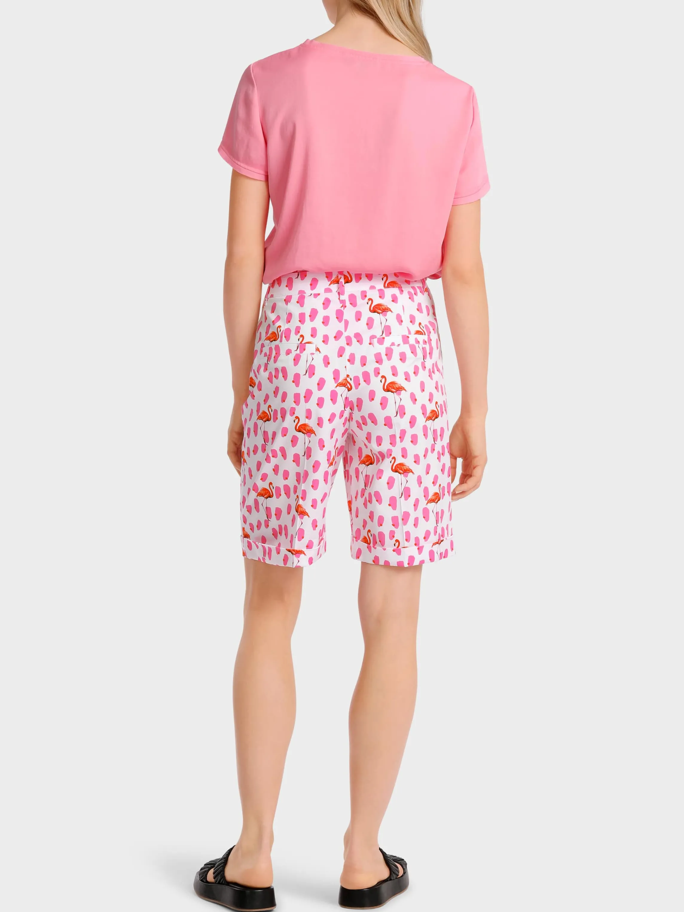 Fashion FINIKE - SHORTS WITH ALL-OVER PRINT Pants