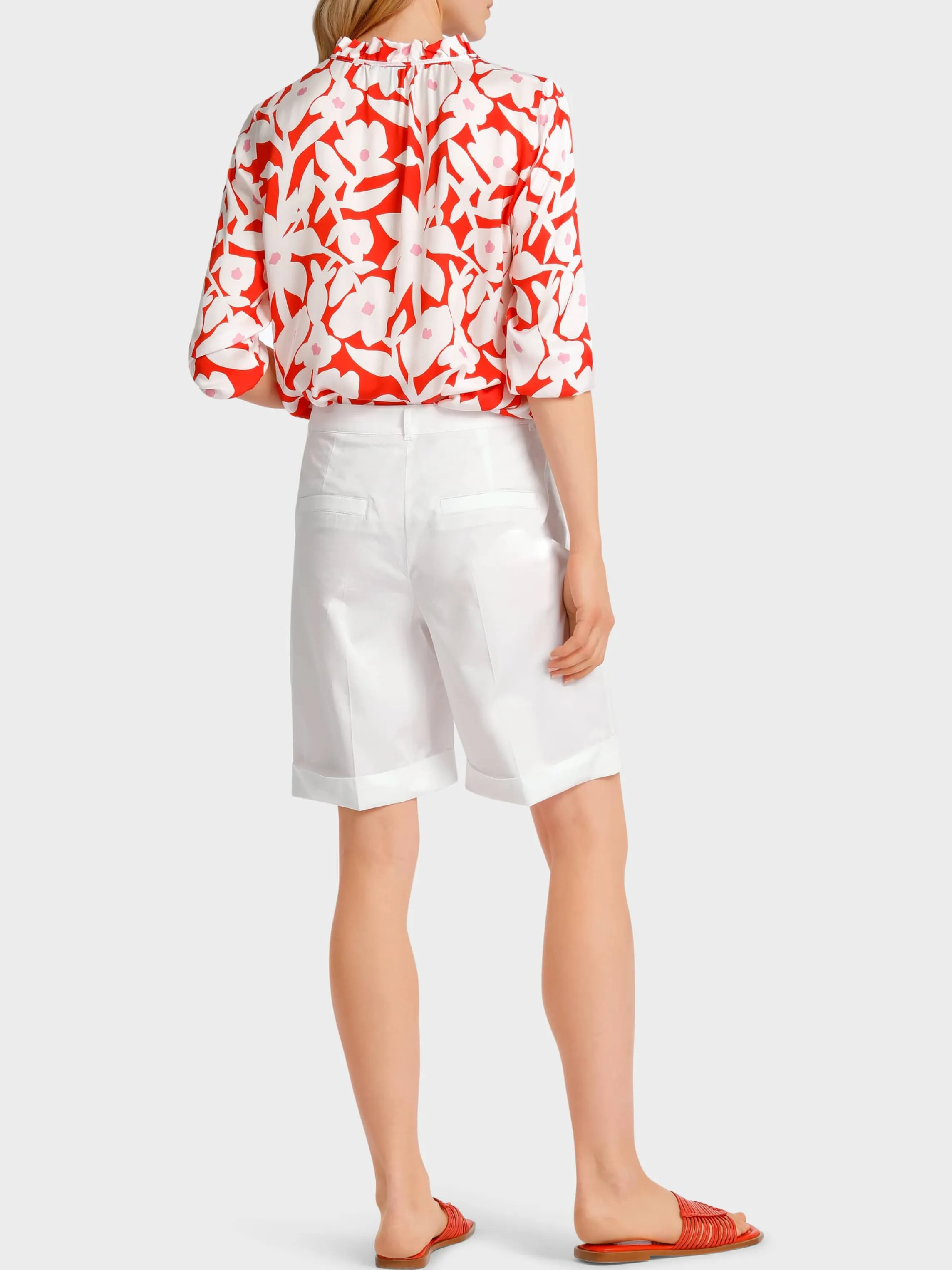 Outlet FINIKE - SHORTS WITH TURNED-UP HEMS Pants