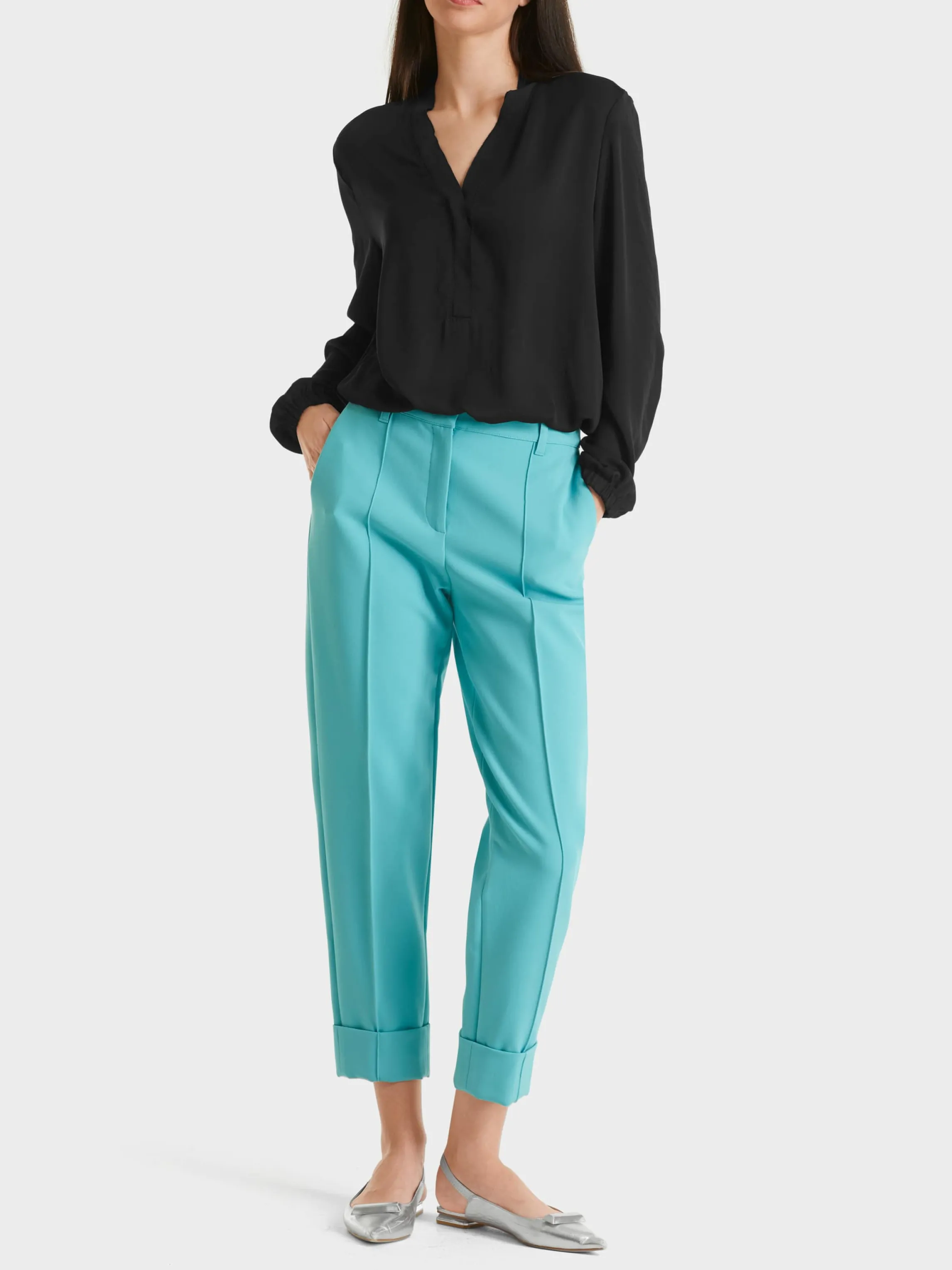 Store FORDON PANTS WITH PLEAT AND CUFFS Pants