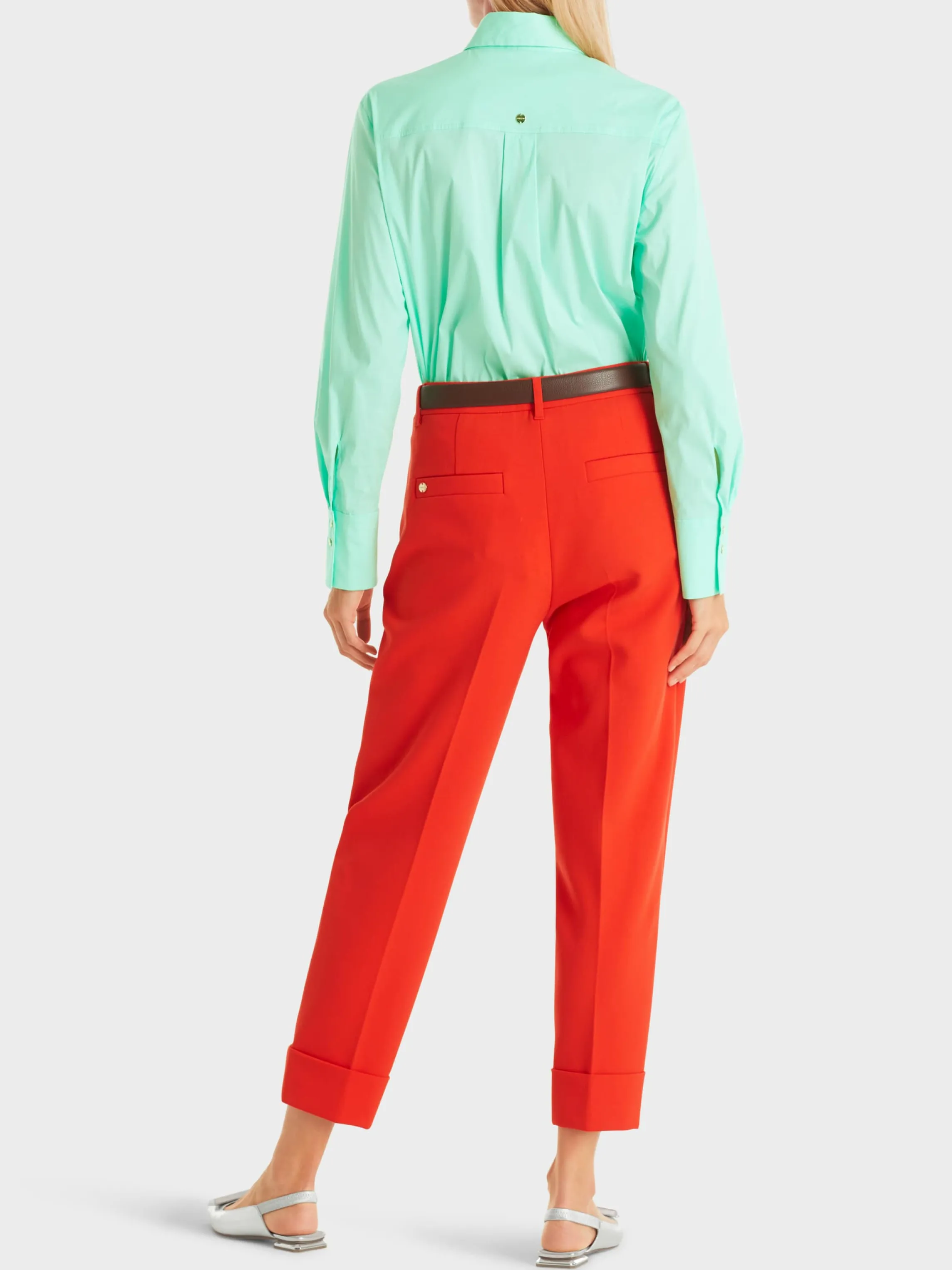 Hot FORDON PANTS WITH PLEAT AND CUFFS Pants