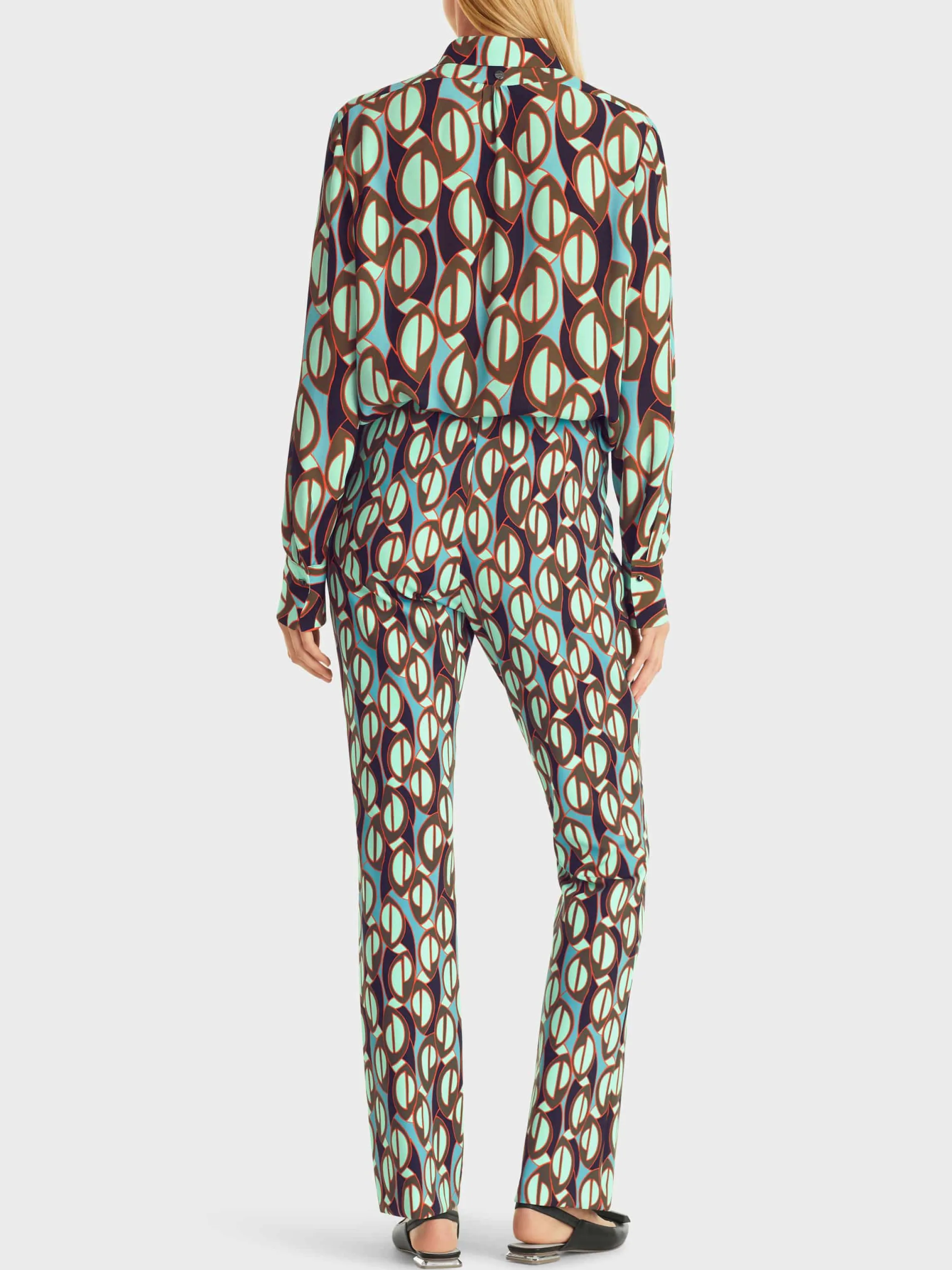 Shop FREDERICA PANTS WITH ALL-OVER PRINT Pants | Pantsuits