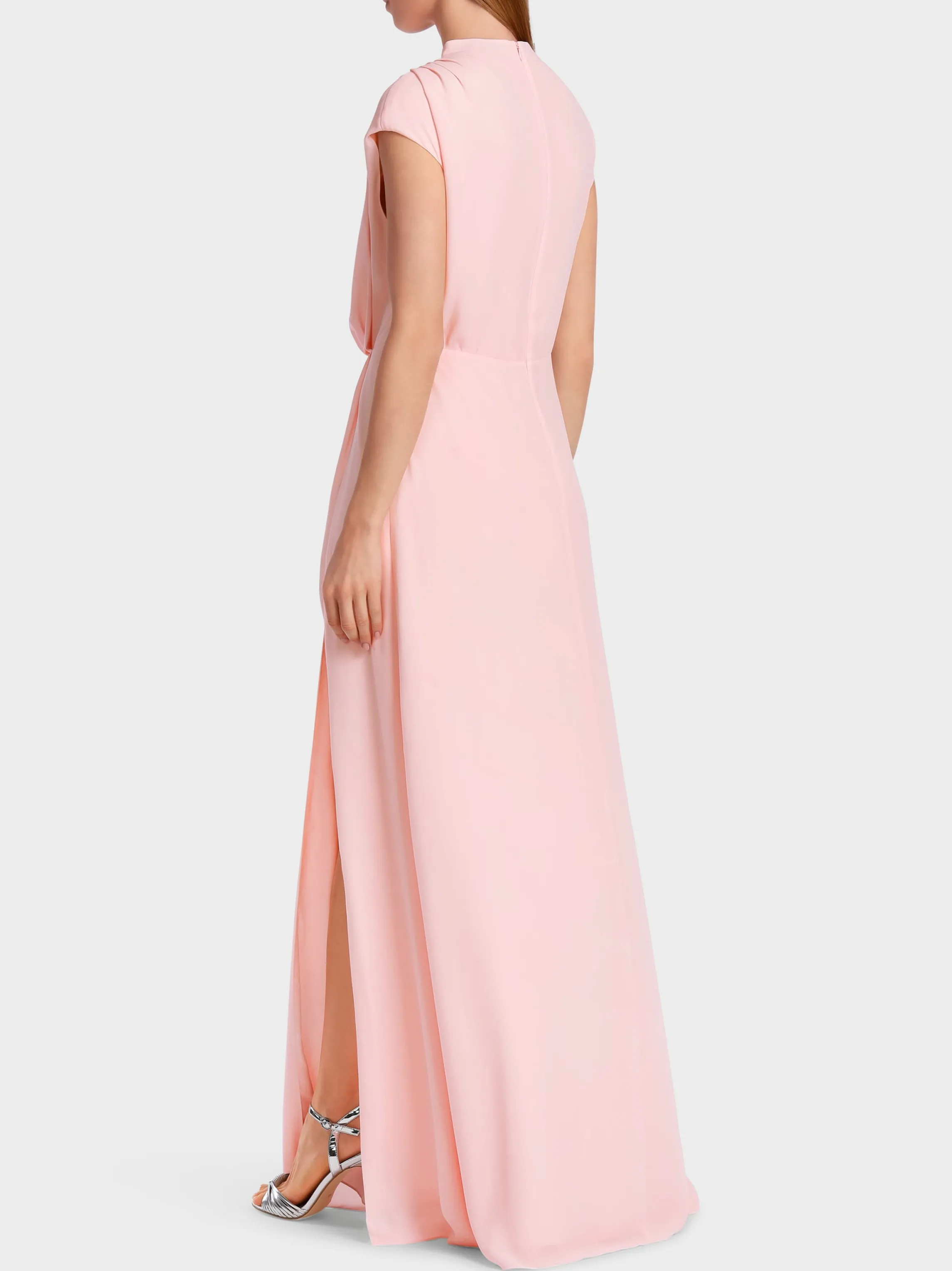 Clearance LONG DRESS WITH PLEATED INSERT Dresses