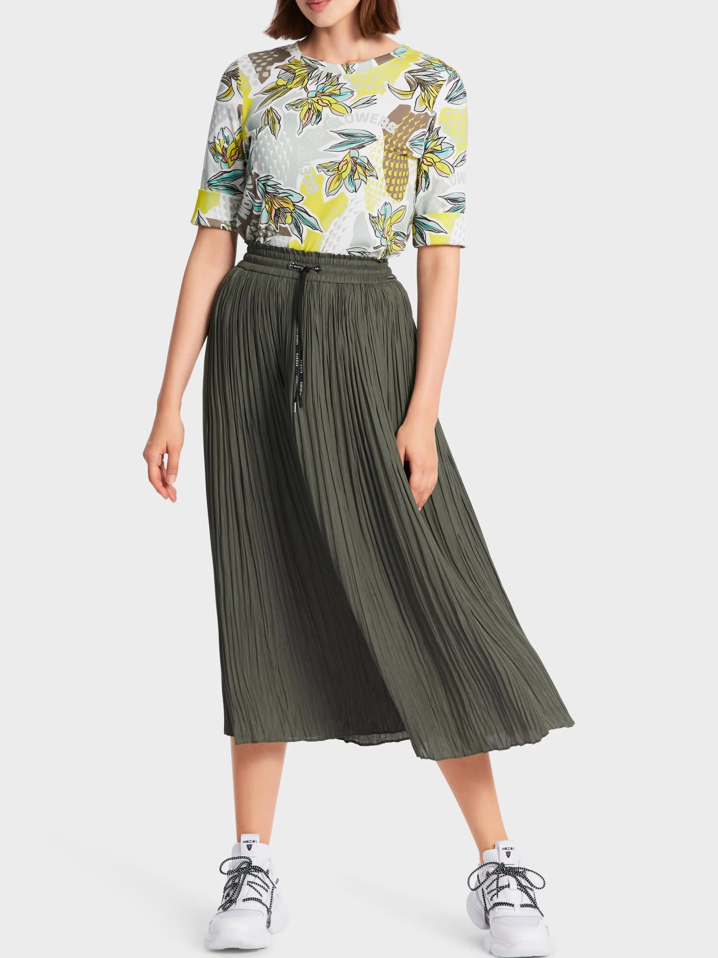 Clearance MIDI LENGTH SKIRT WITH PLEATS Skirts