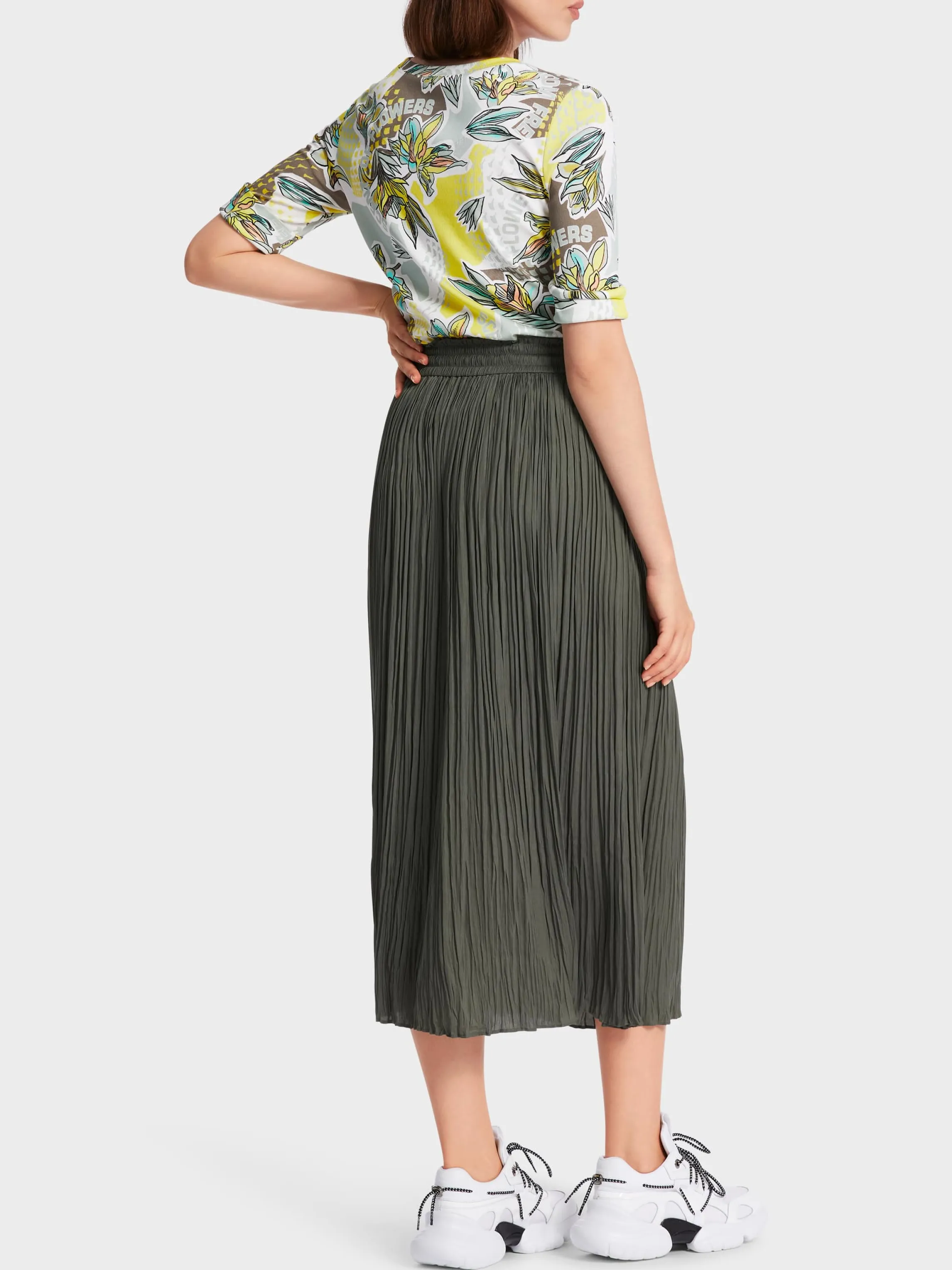 Clearance MIDI LENGTH SKIRT WITH PLEATS Skirts