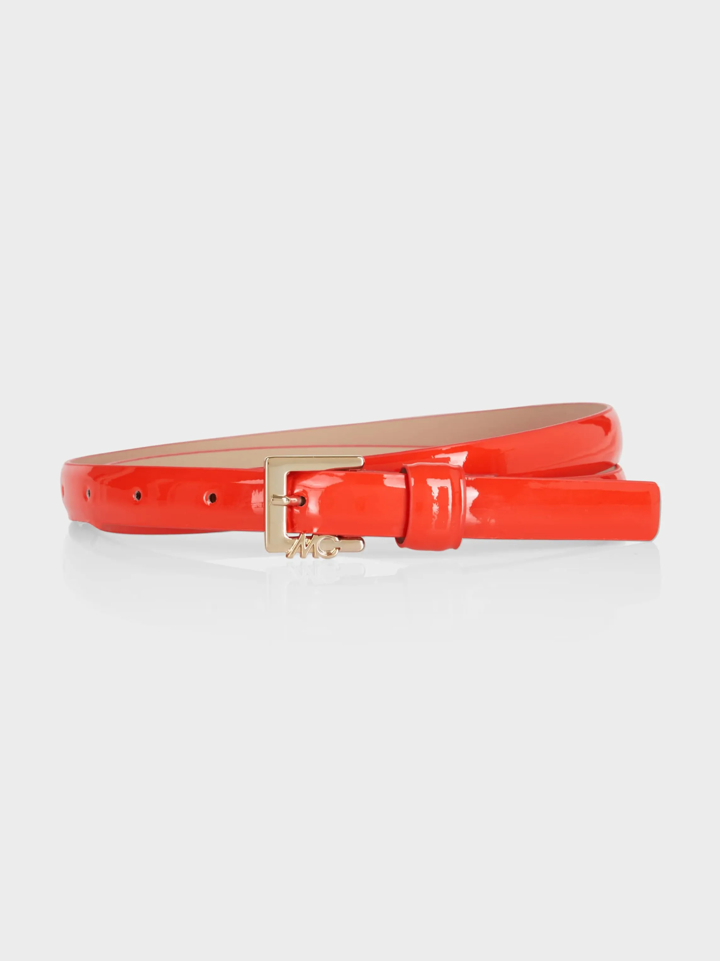 Sale NARROW PATENT BELT WITH DELICATE BUCKLE Accessoires