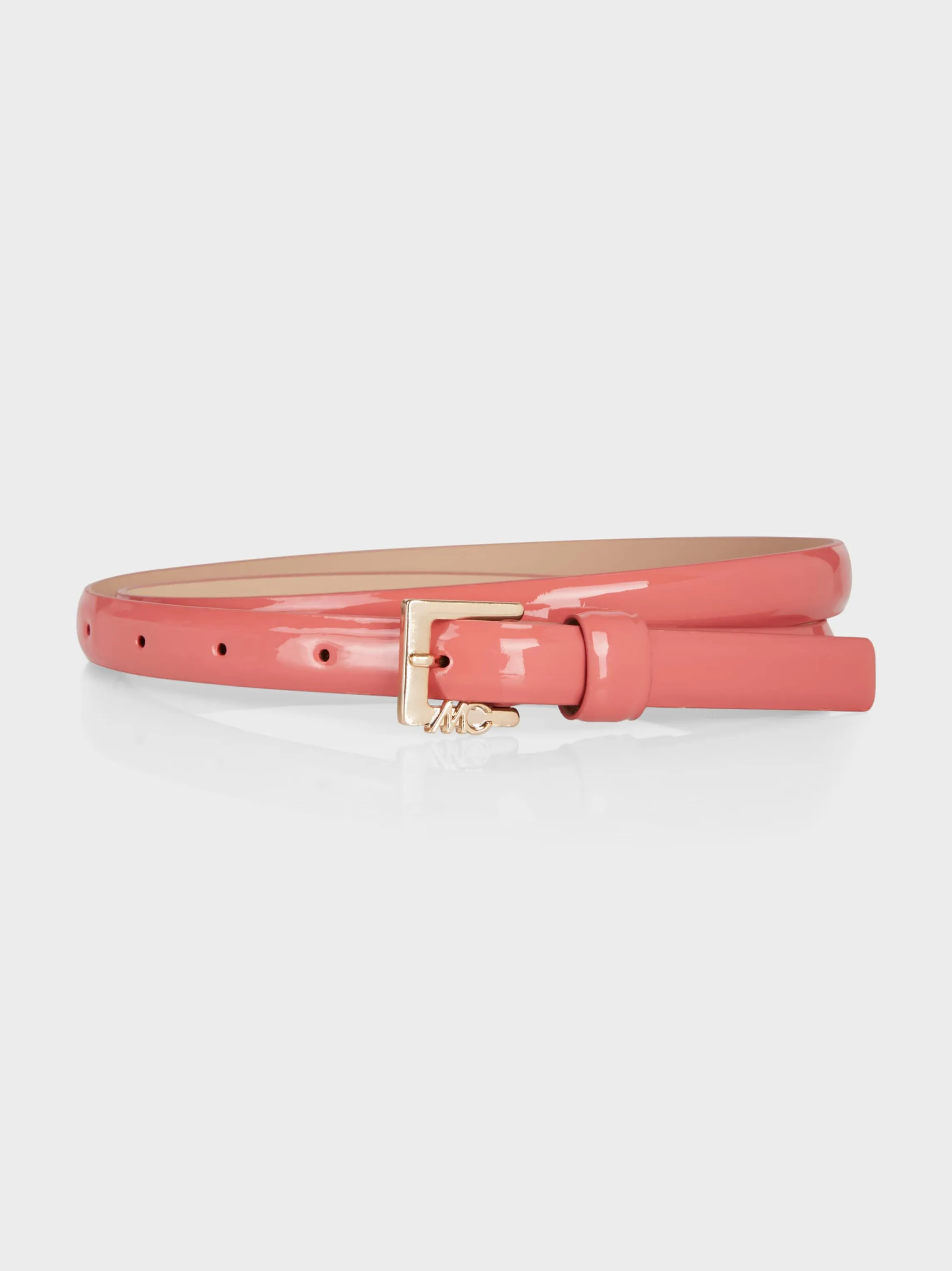 Shop NARROW PATENT BELT WITH DELICATE BUCKLE Accessoires