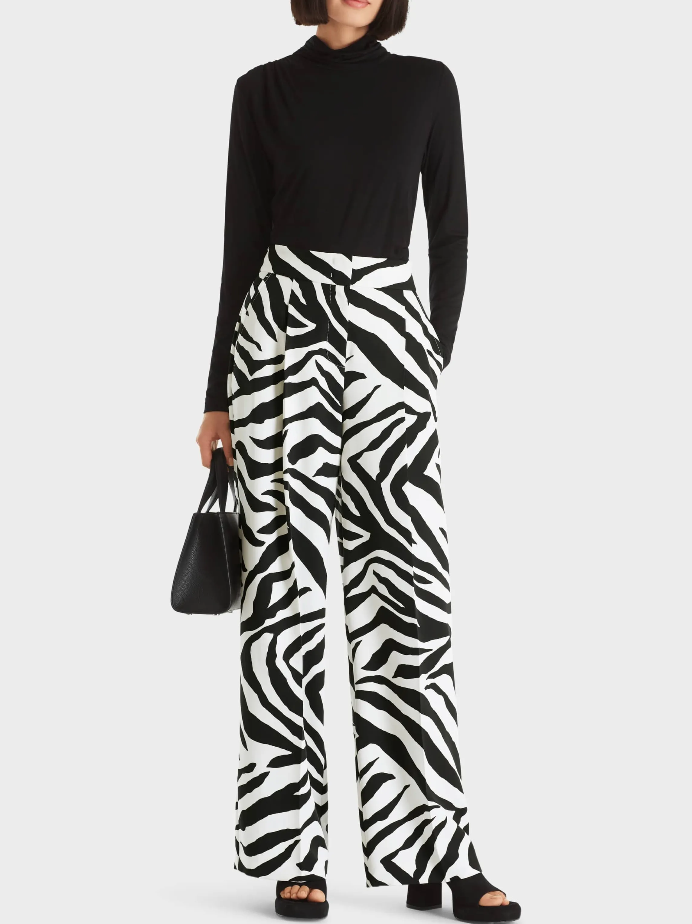 Shop PANTS IN A ZEBRA DESIGN Pants | Pantsuits