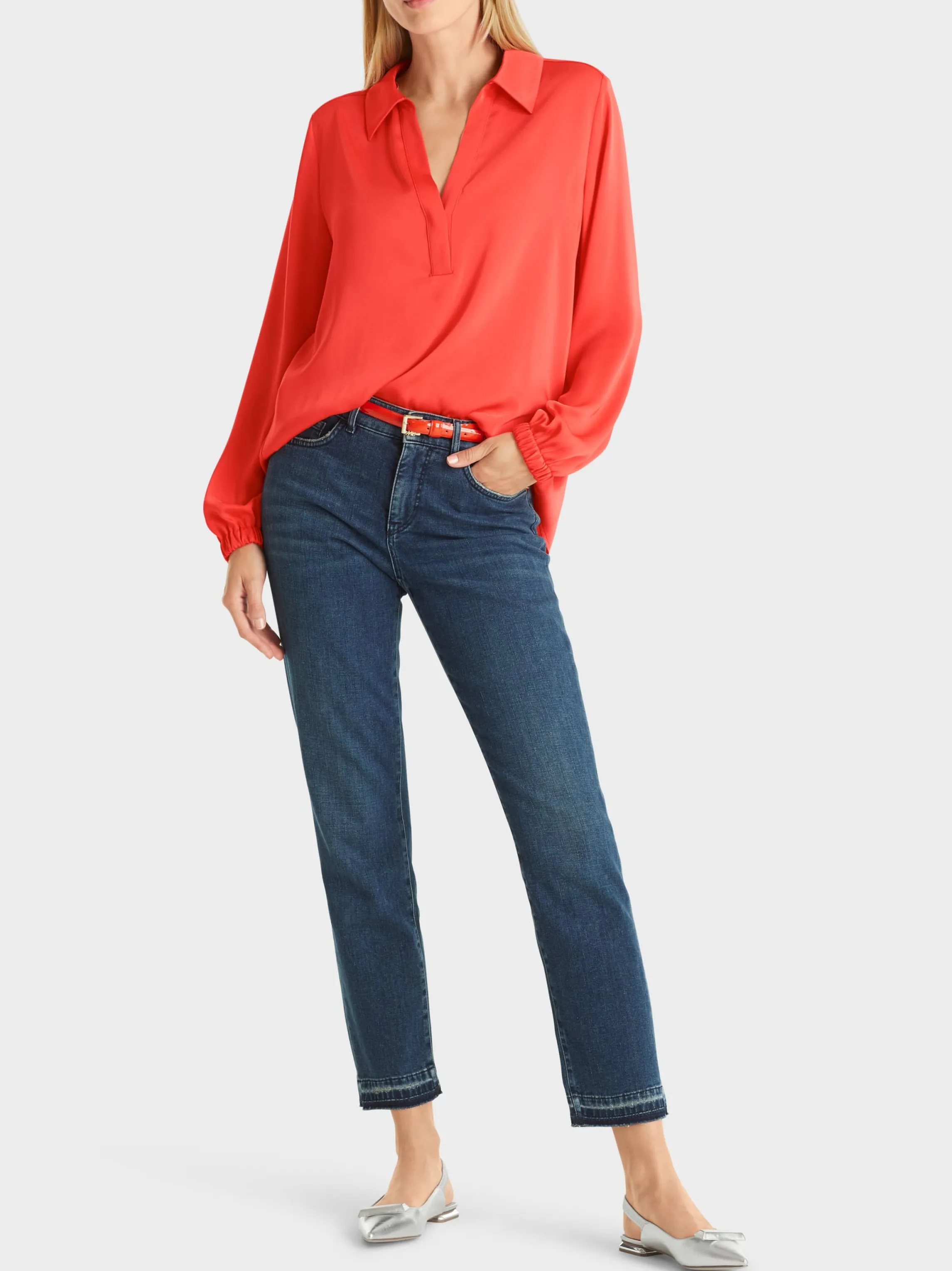 Clearance POLO-STYLE BLOUSE Blouses & Tunics