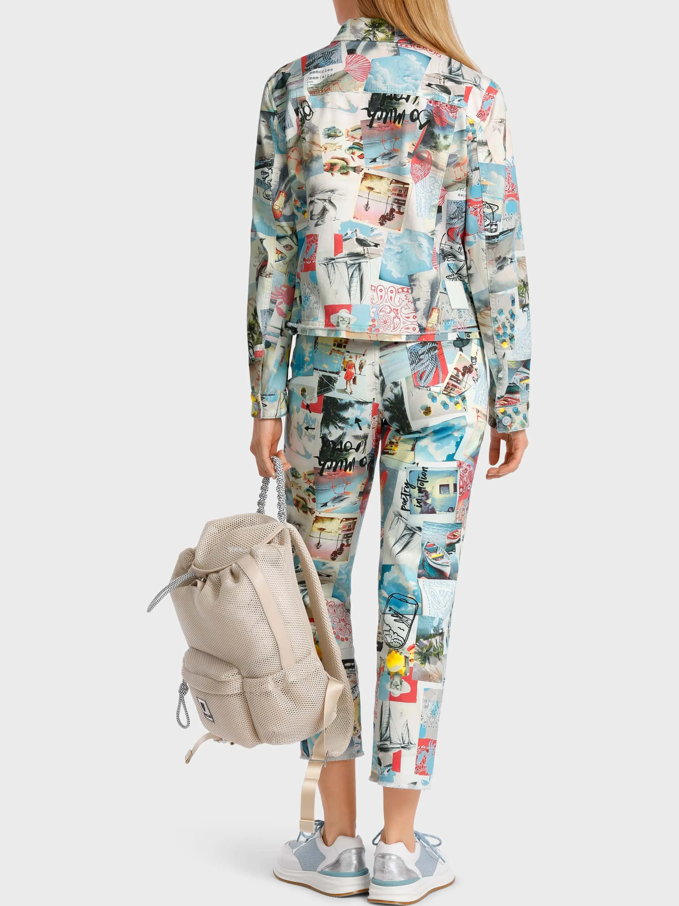 Store RETHINK TOGETHER PRINTED DENIM JACKET Jackets