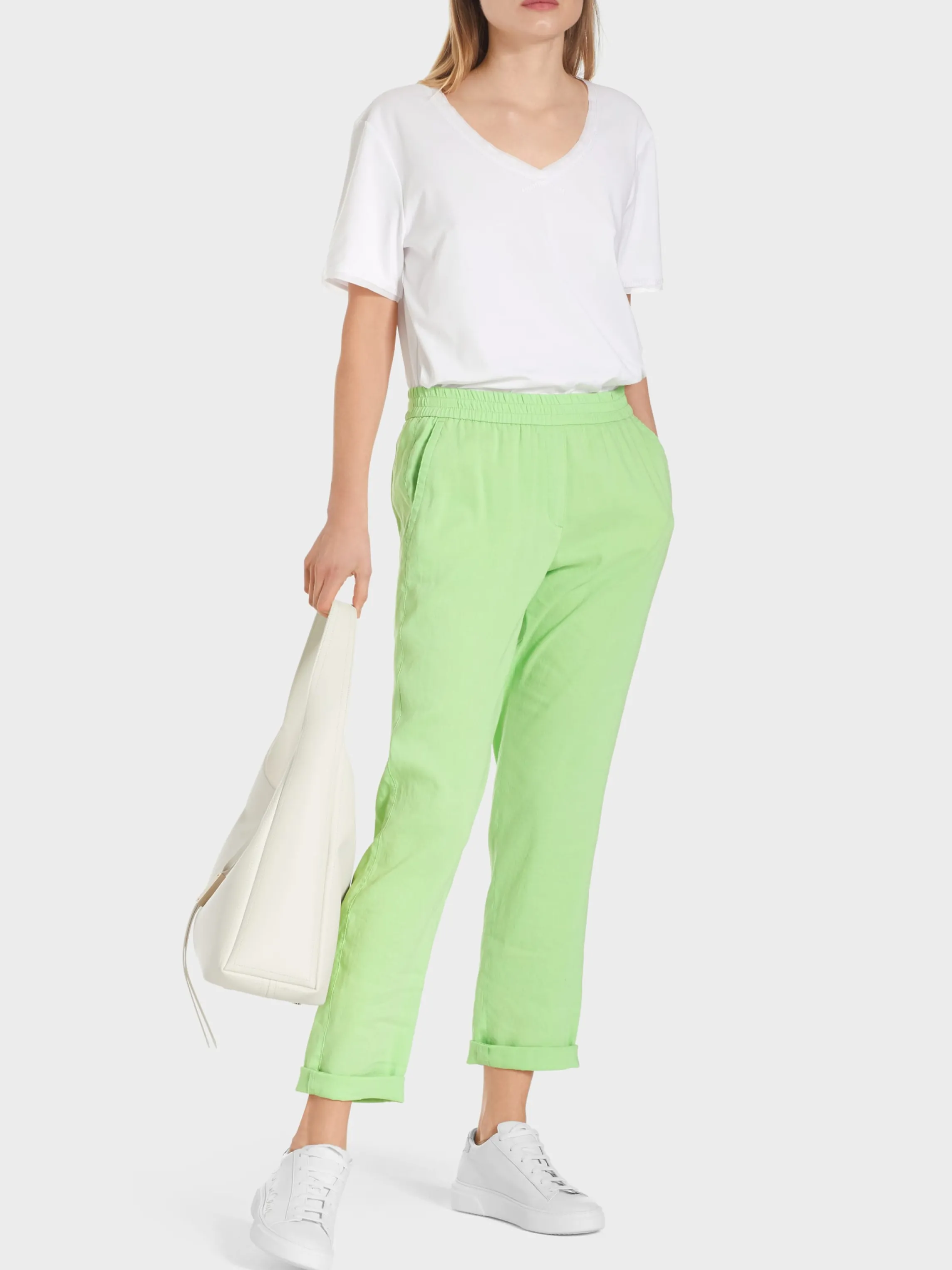 Shop ROANNE MODEL WITH RELAXED FIT Pants