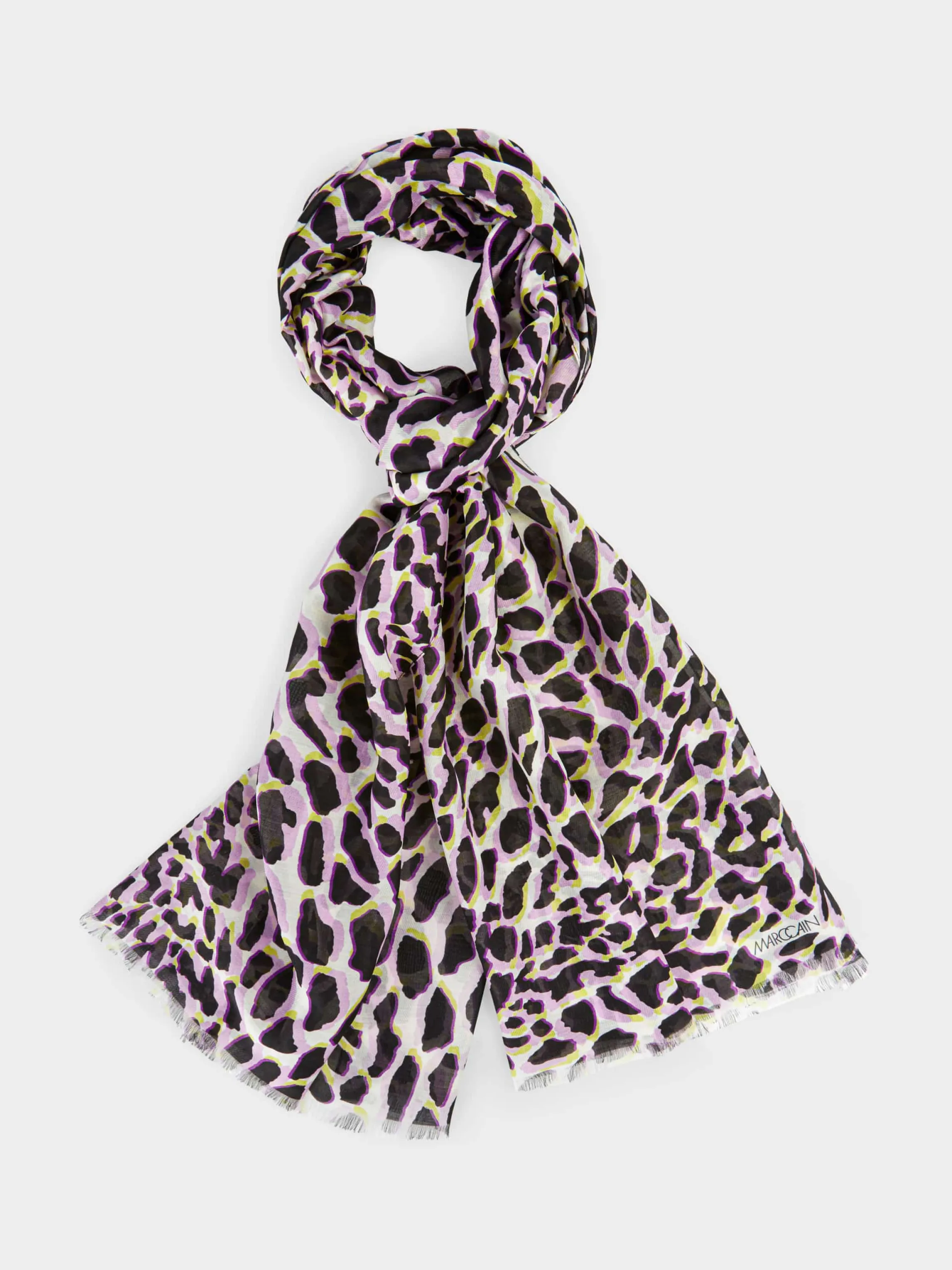 Discount SCARF WITH LEO PRINT Accessoires