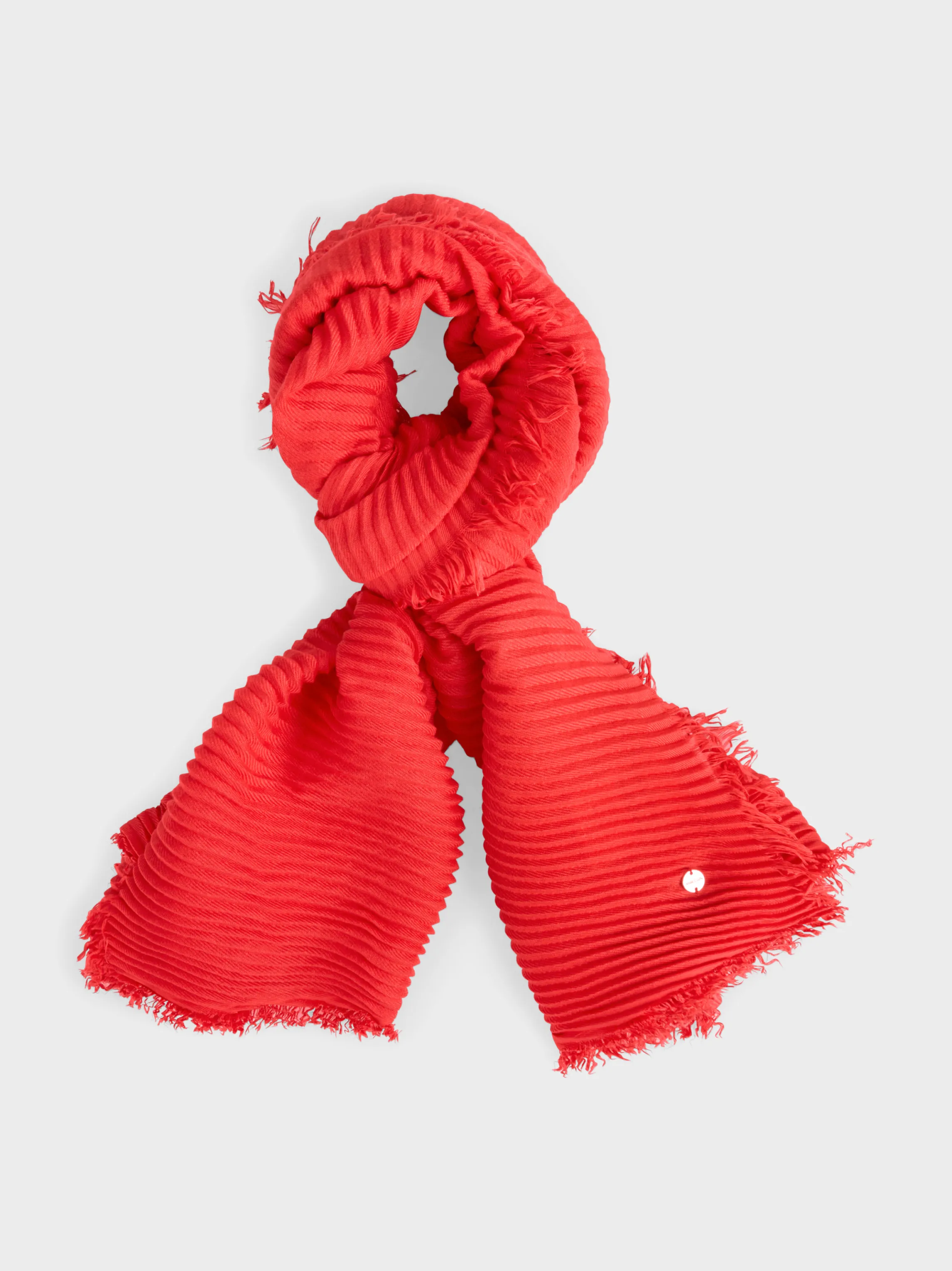 Discount SCARF WITH STRIPE STRUCTURE Accessoires