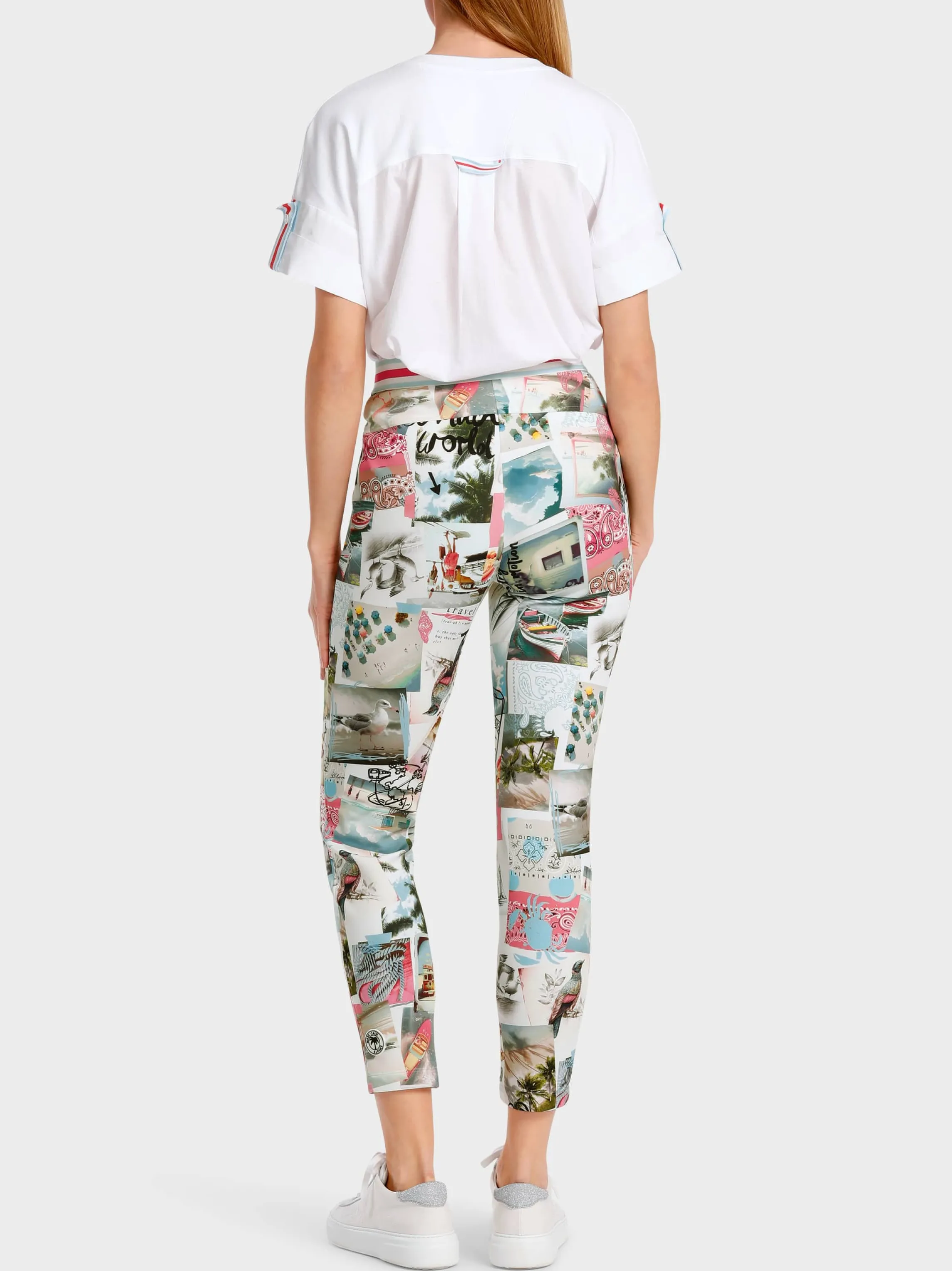 Hot SCUBA MODEL SOFIA WITH POSTCARD PRINT Pants | Pantsuits