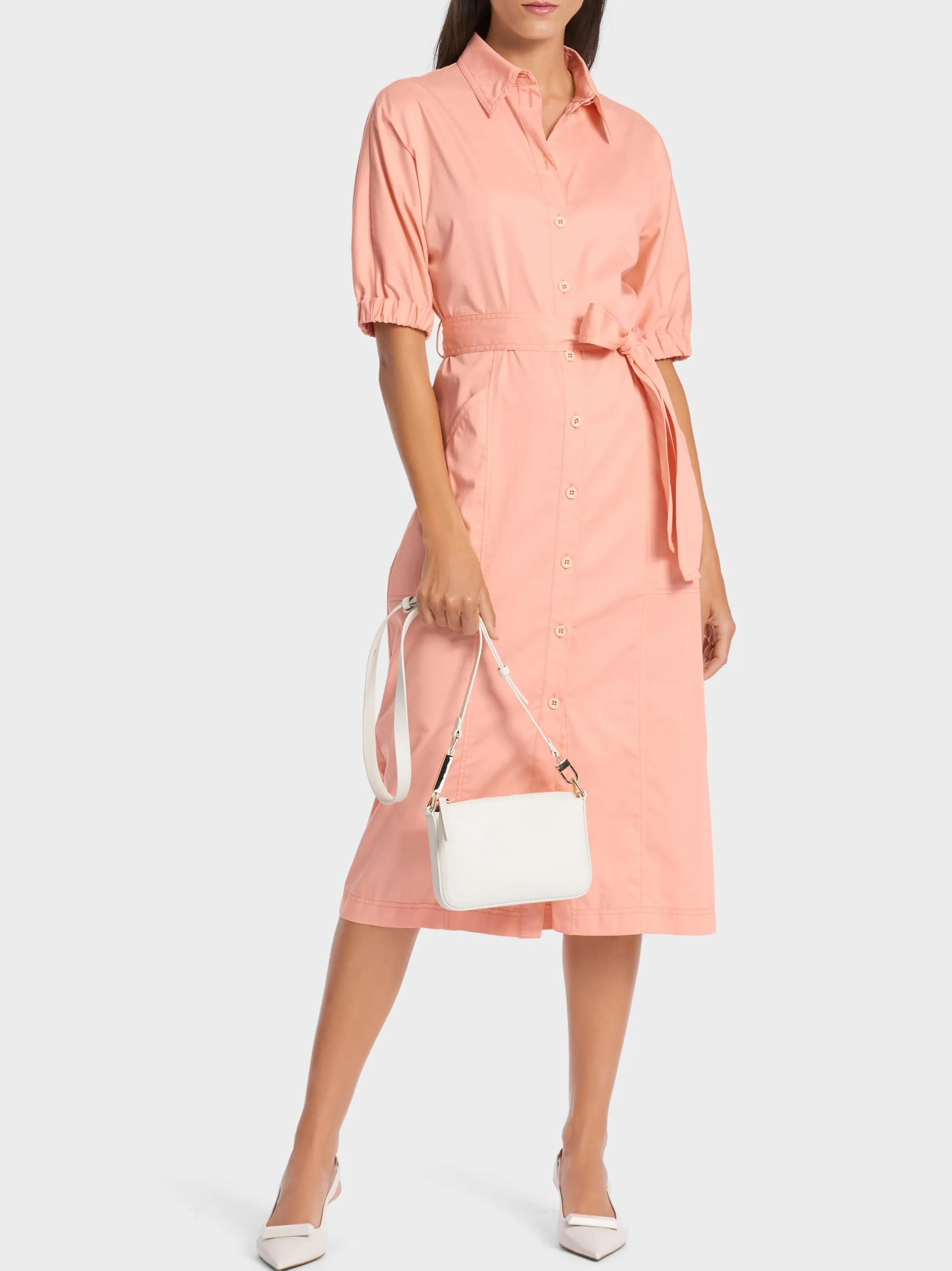 Flash Sale SHIRT DRESS WITH PATCH POCKETS Dresses