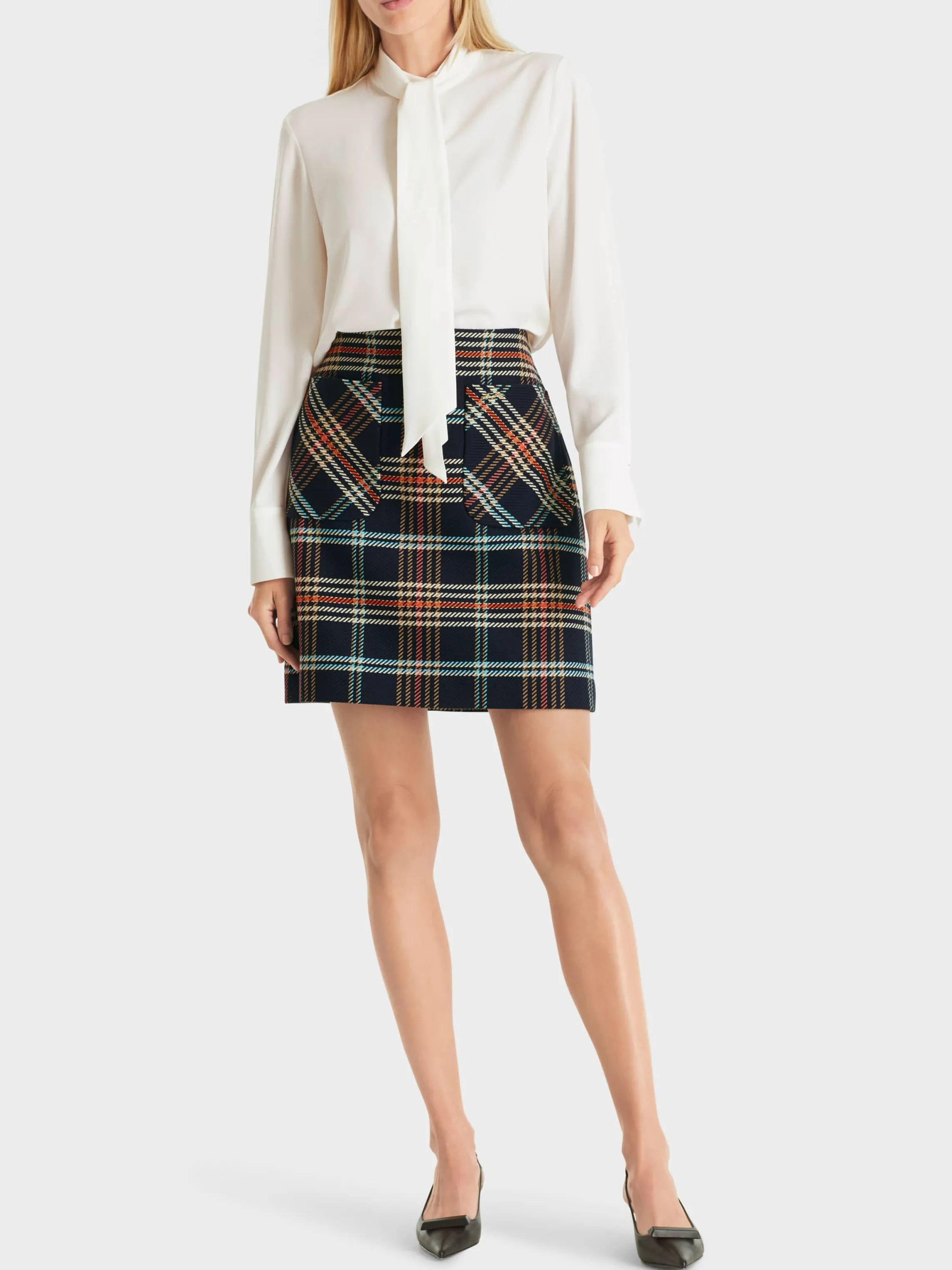 Online SIXTIES STYLE PLAID MINI SKIRT Skirts