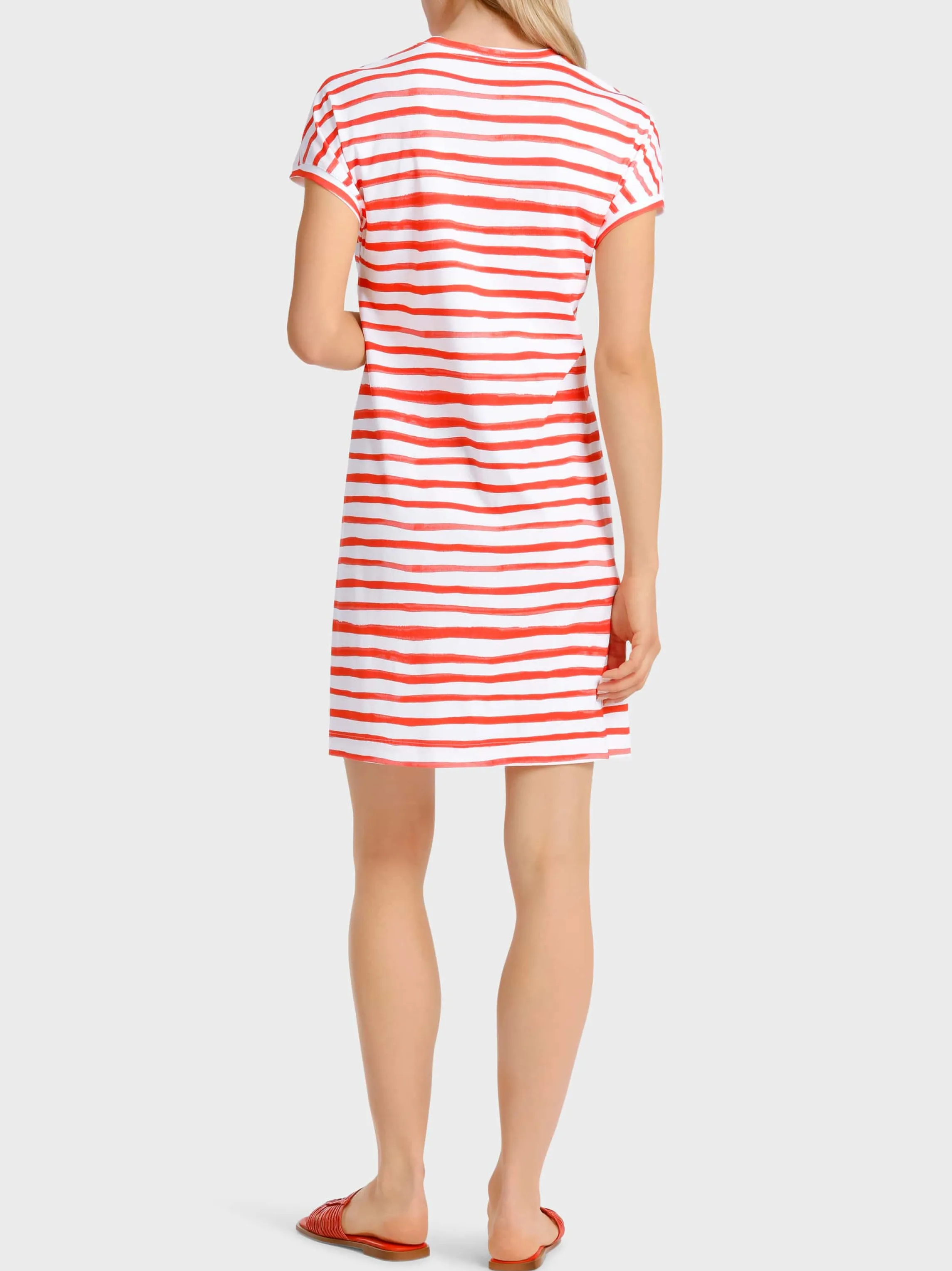 Outlet STRIPED COTTON RIB DRESS Dresses