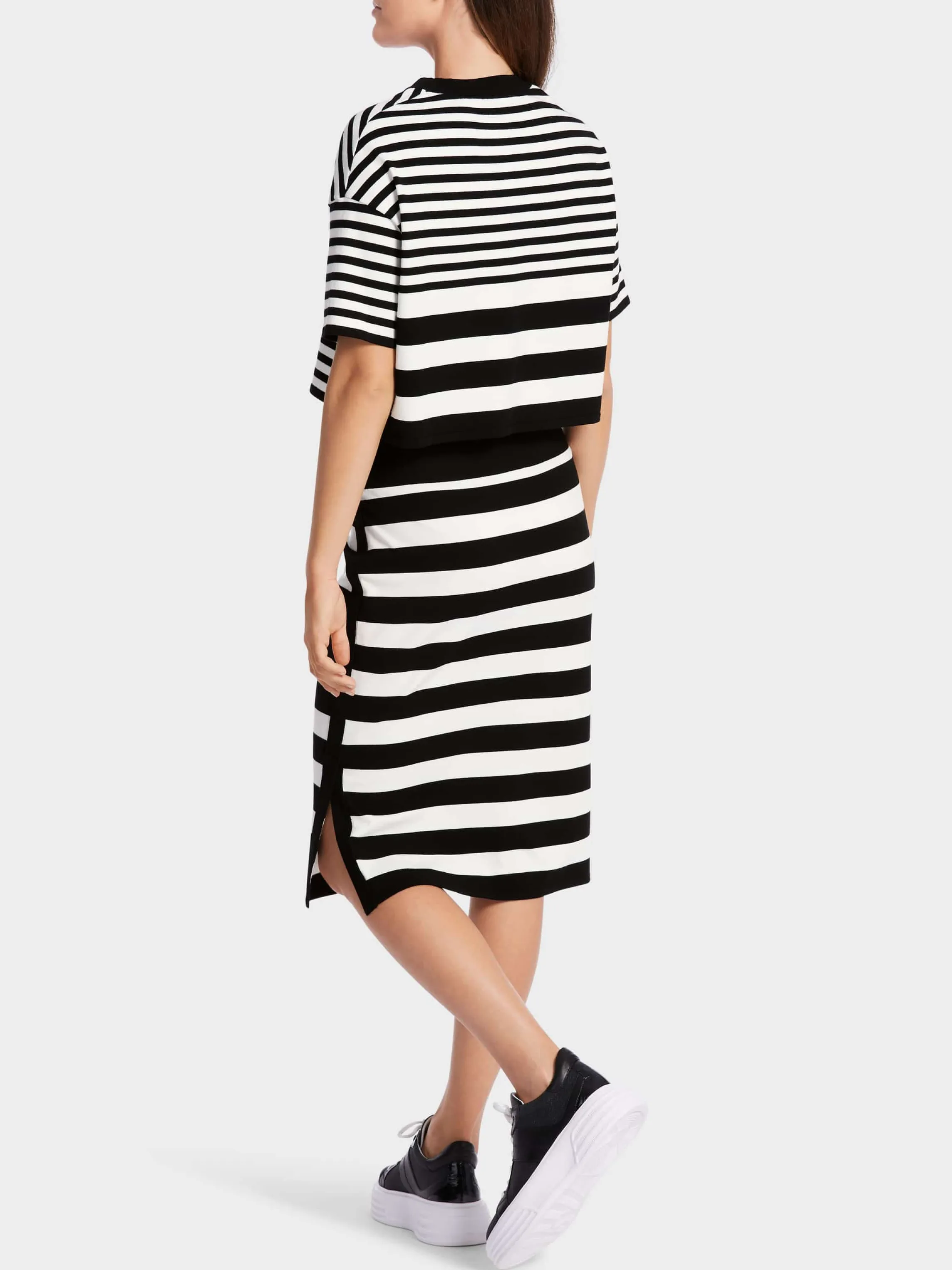 Fashion STRIPED SKIRT &QUOT;RETHINK TOGETHER&QUOT; Skirts