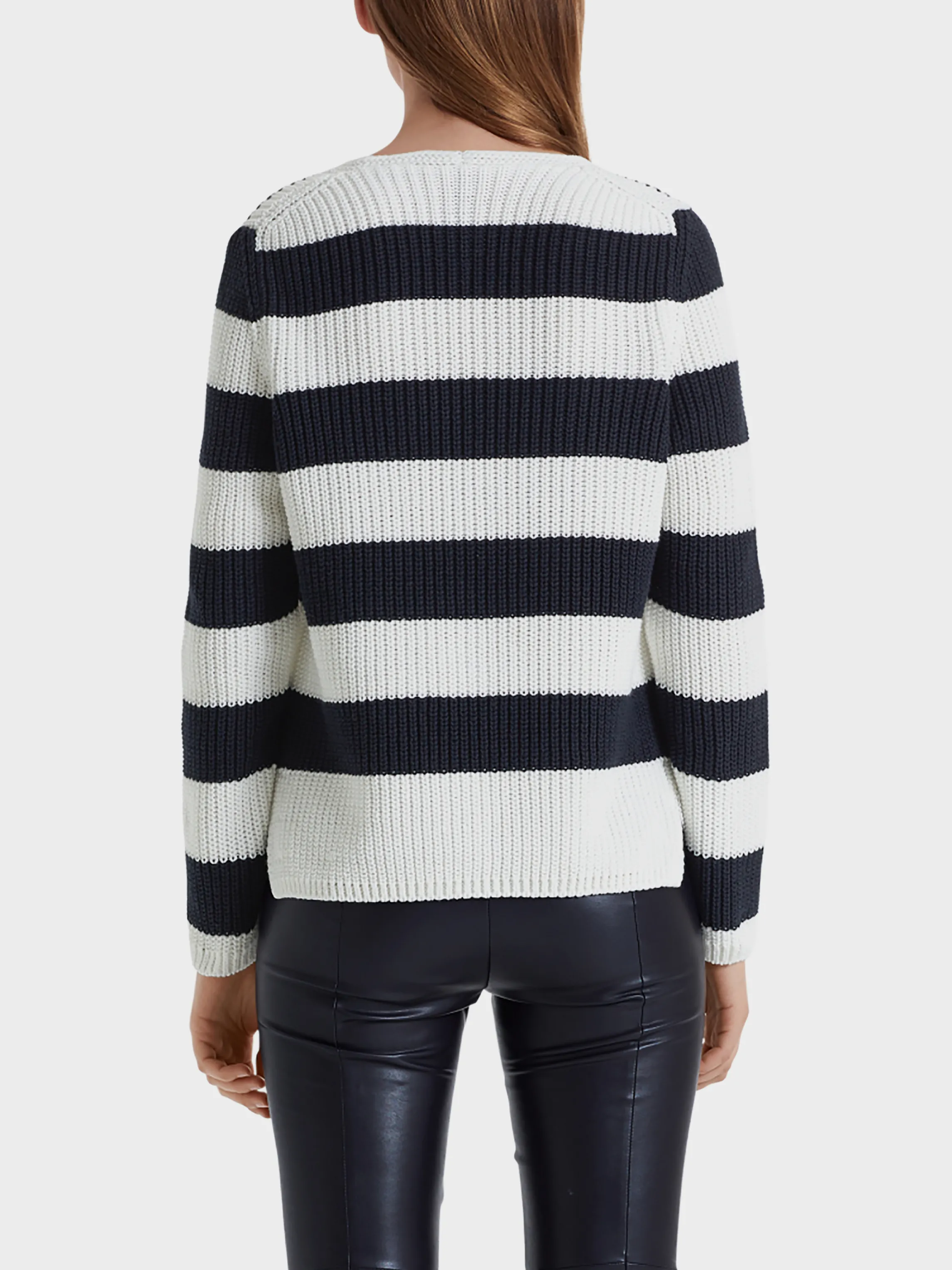 Shop SWEATER WITH BLOCK STRIPES Knitwear