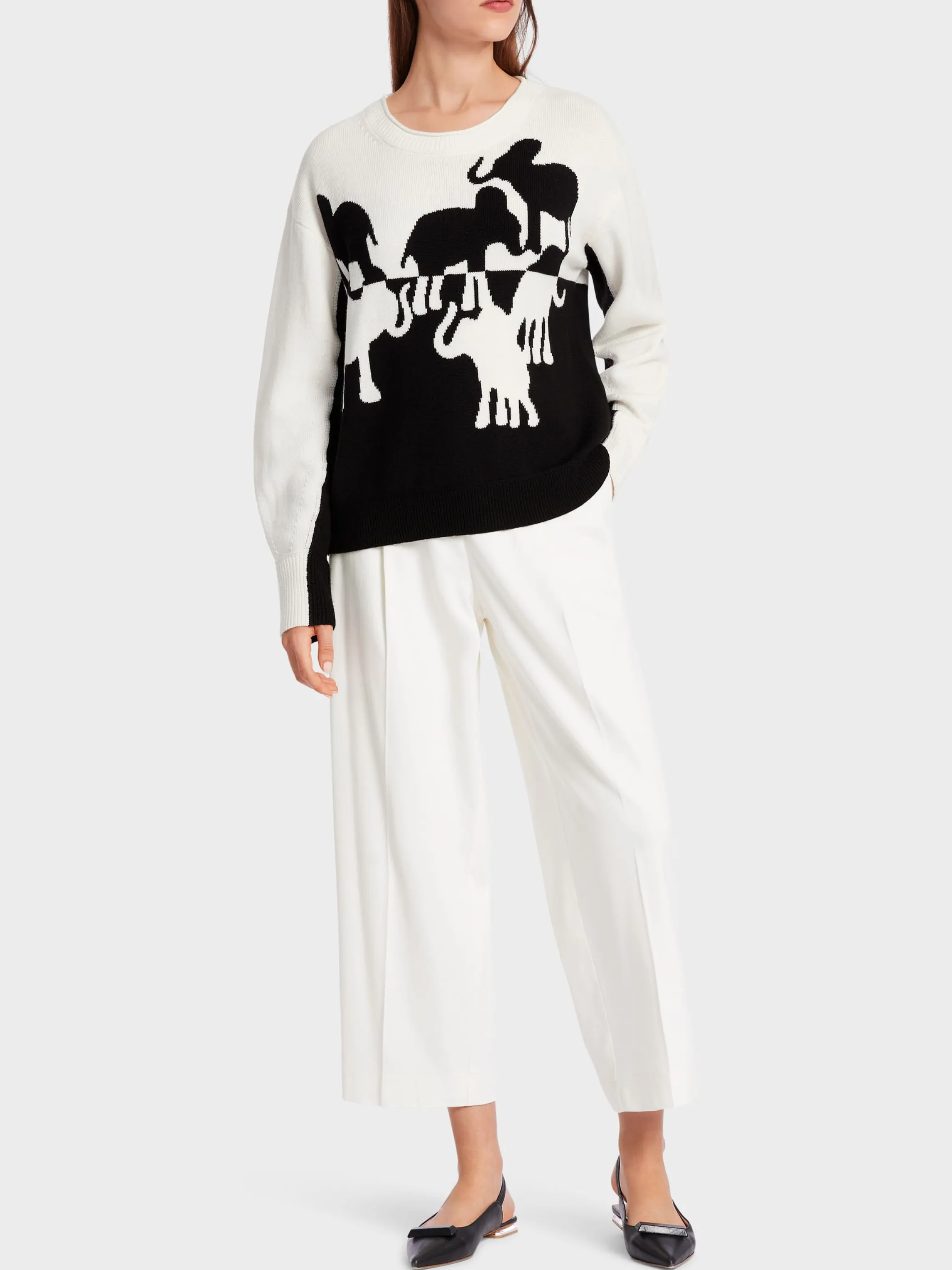 Shop SWEATER WITH ELEPHANT MOTIF Pullover & Sweatshirts | Knitwear