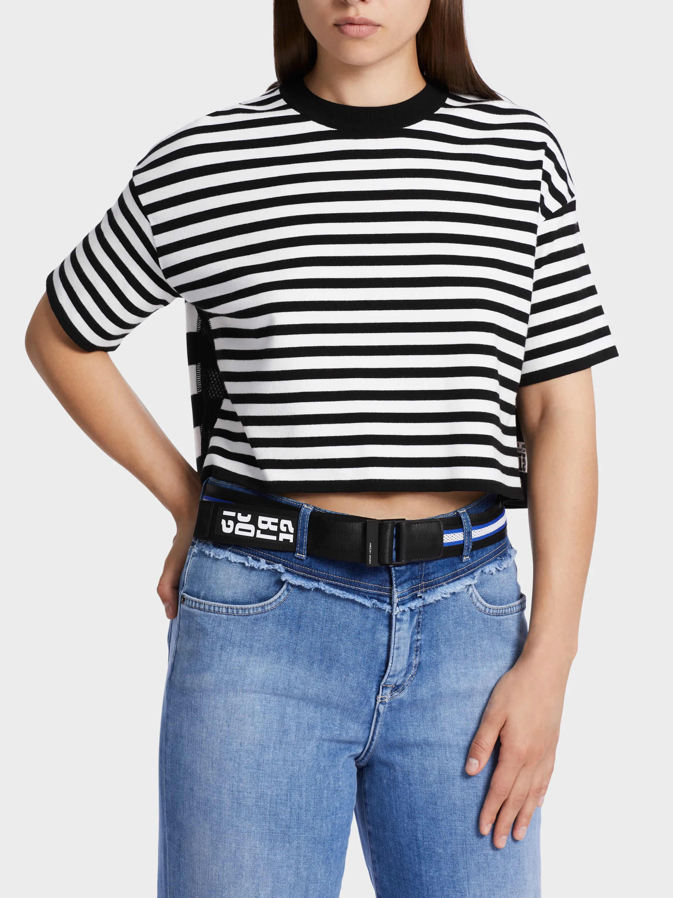 Best WAIST BELT WITH STRIPED BORDER Accessoires